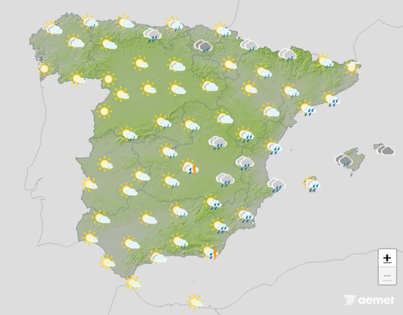 Cloud and some rain this week: Spain weather forecast October 6-9