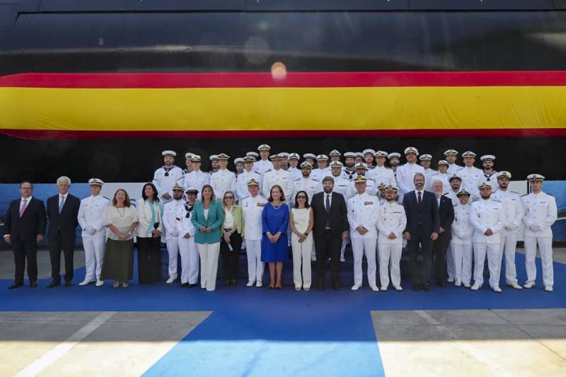  More than 20 years in the making: Spanish Navy celebrates launch of S-82 submarine Narciso Monturiol in Cartagena