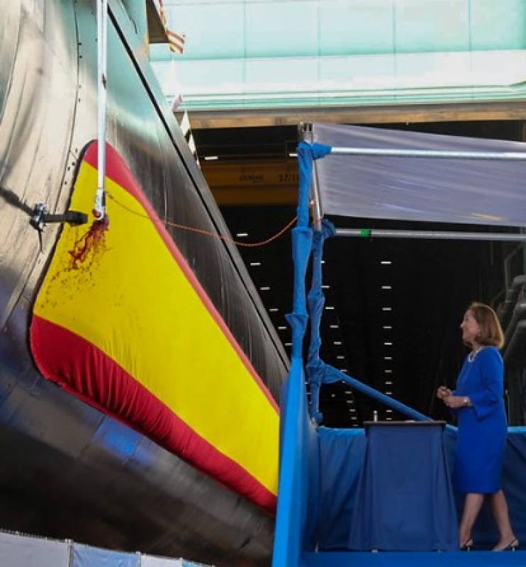  More than 20 years in the making: Spanish Navy celebrates launch of S-82 submarine Narciso Monturiol in Cartagena
