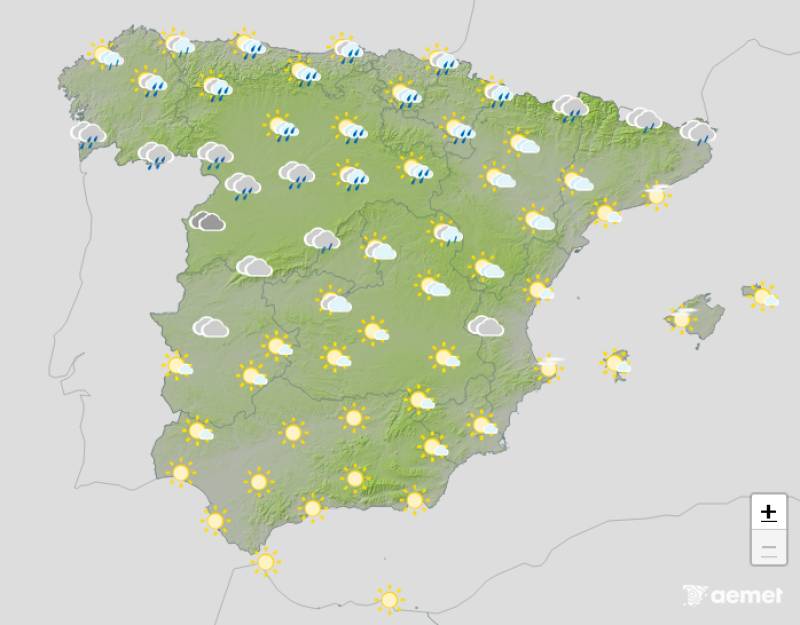 Storms in the north, heat in the south: Spain weather forecast October 20-23
