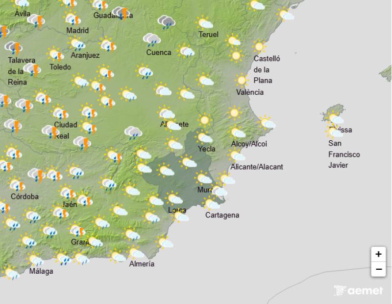 Saharan dust settles over Alicante: Weather forecast November 13-16