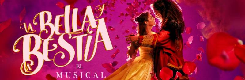 December 20, 21, 26, 27 and 28 Beauty and the Beast musical in the city of Murcia