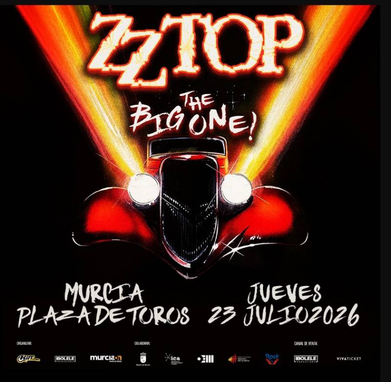 July 23 ZZ Top live in concert in Murcia