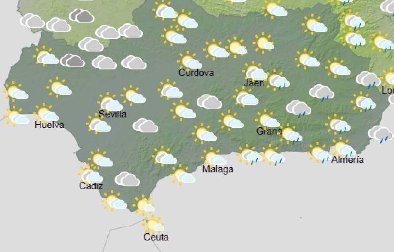 Andalucía weekend weather forecast May 7-10: Storms in the east, then a wetter, cooler finish