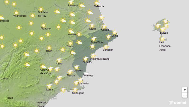 Heat alert activated as temperatures continue to rise: Alicante weather June 1-4