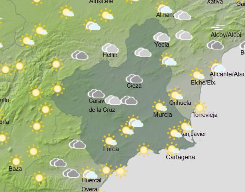 Murcia weekend weather forecast June 11-14: Hot and sunny spell continues