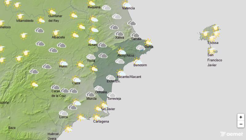 Mostly sunny skies and rising temperatures: Alicante weekend weather June 11-14