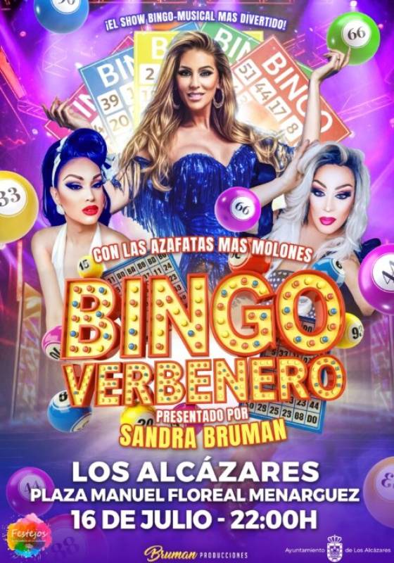July 16 Musical bingo in Los Alcázares