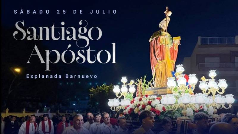 July 9 to August 1 Summer fiestas in Santiago de la Ribera