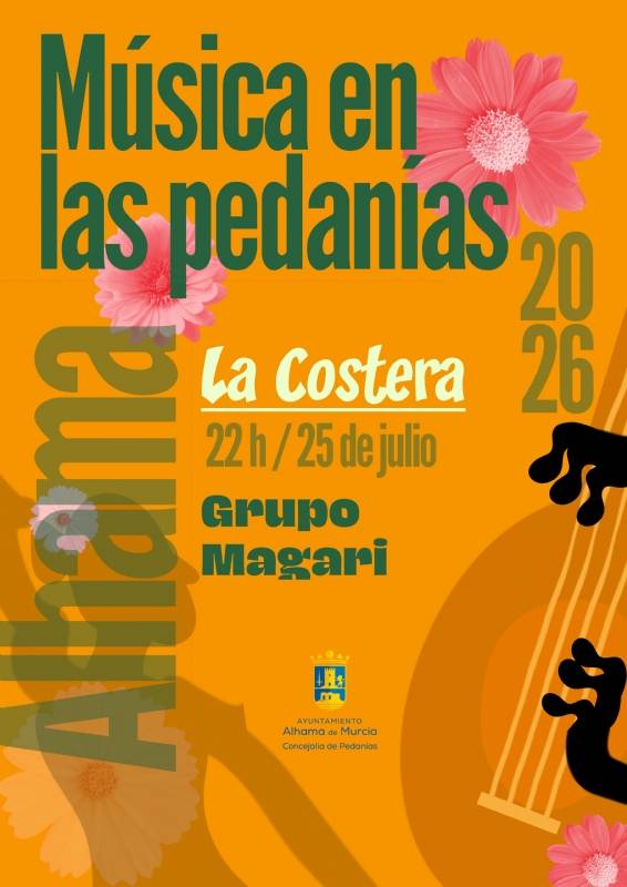 July 25 Free open-air concert in the Alhama de Murcia village of La Costera