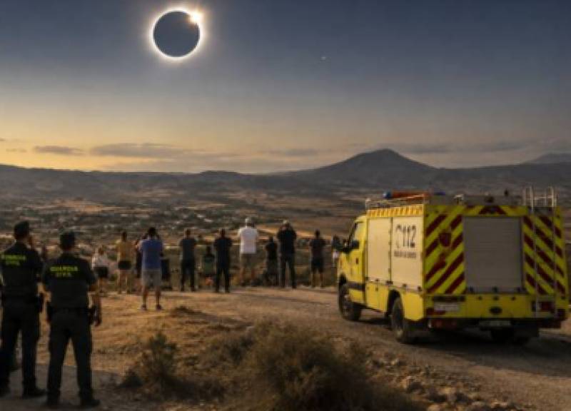 Wildfire risk is closing some of the best eclipse viewing spots along the Costa Blanca today