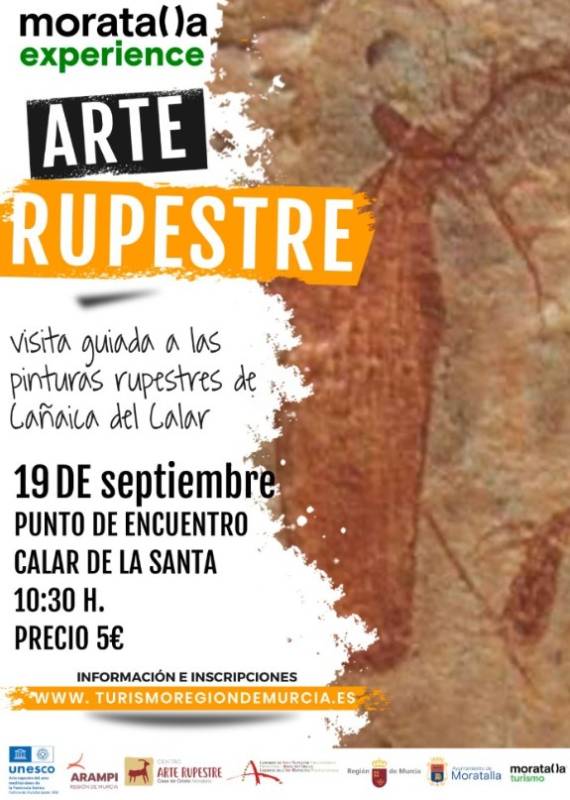 Septrember 19 Guided tour of the prehistoric rock art in the municipality of Moratalla