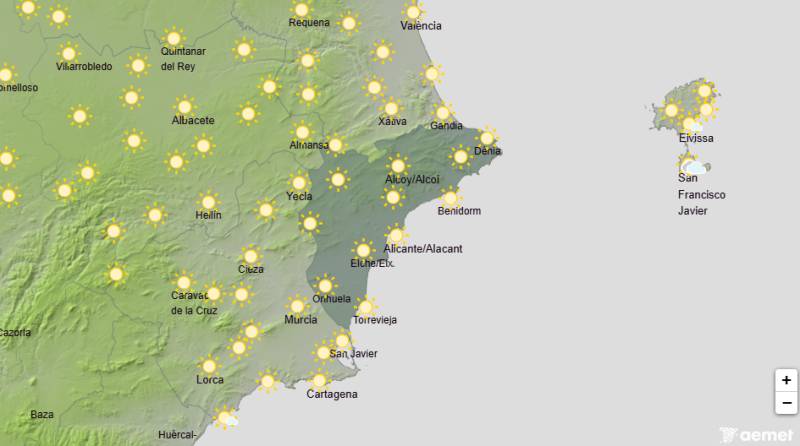 Alicante weekend weather September 24-27: Temperatures keep climbing