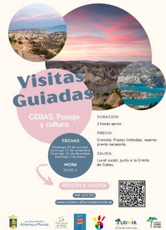 December 19 Free guided tour IN ENGLISH of Gebas in the mountains of Sierra Espuña