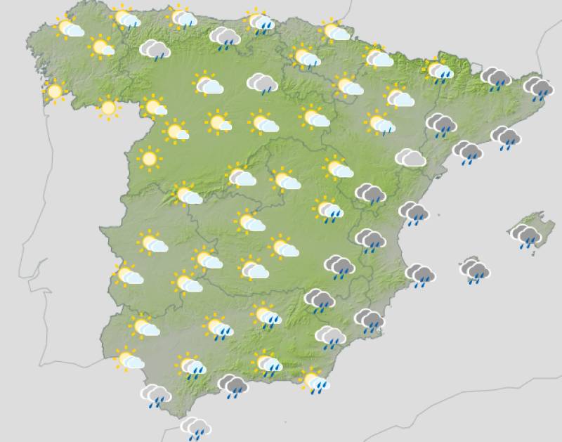 Spain weekend weather forecast October 15-18: Warm Thursday gives way to storms and a proper autumn cooldown