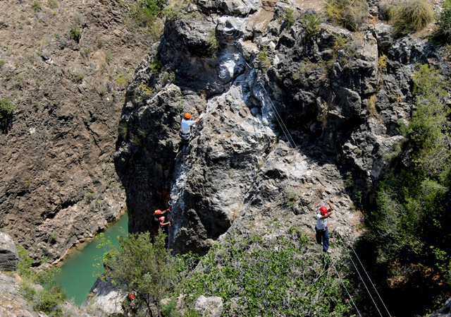 Via Ferreta climbing route Cieza