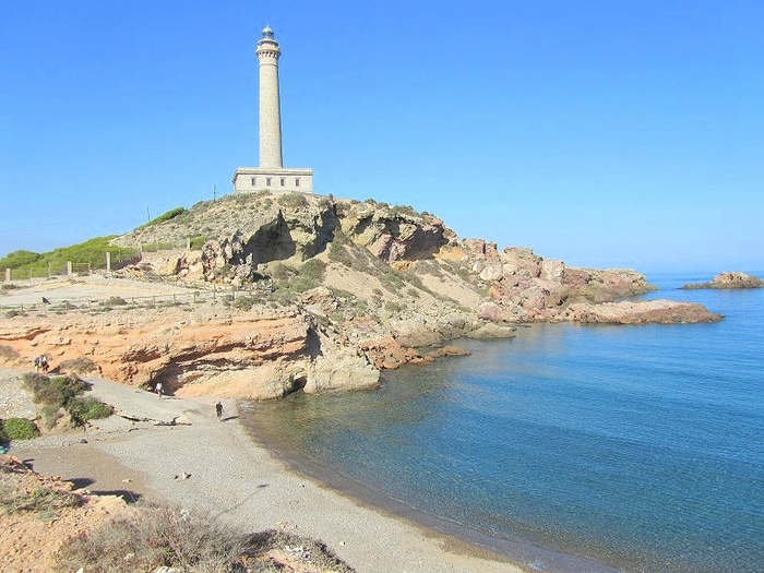 Overview of the beaches of Cabo de Palos