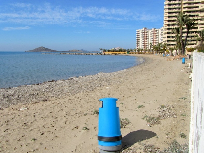Cartagena beaches: Playa de Puerto Bello in La Manga del Mar Menor