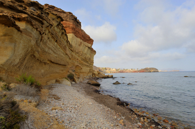 Mazarrón beaches: Playa Amarilla, nudist beach