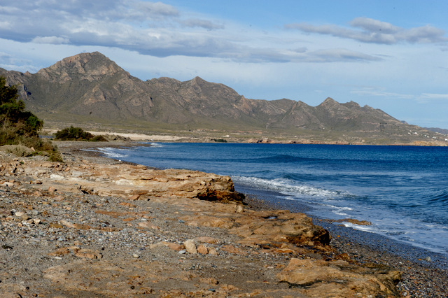 Mazarrón beaches: Playa Cobaticas, dog friendly beach