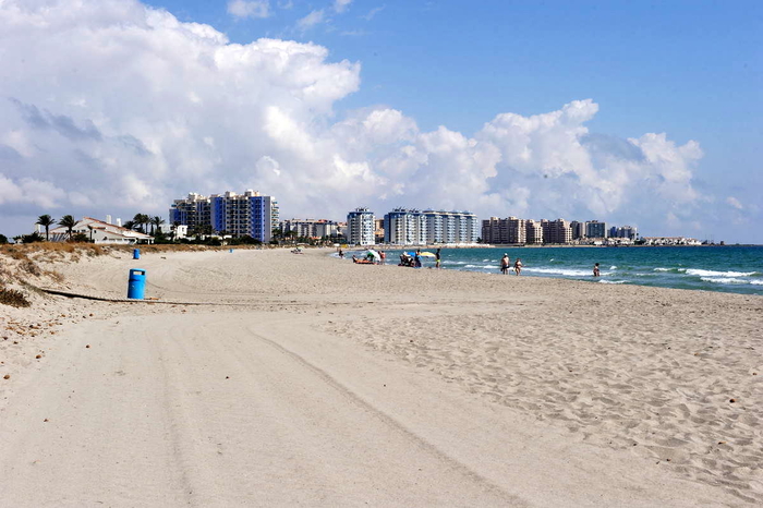 Playa Ensenada del Esparto, La Manga del Mar Menor beaches San Javier