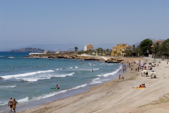 Cartagena beaches: Playa de Isla Plana