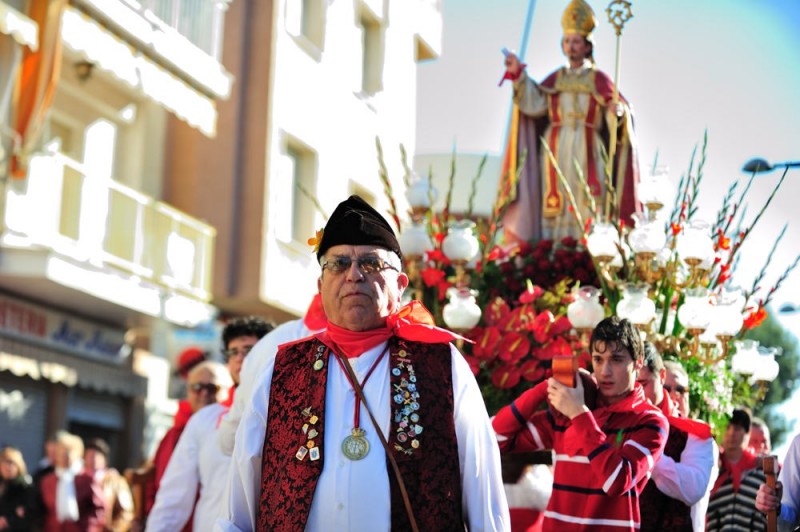 San Javier traditions: 3rd February Romería of San Blas